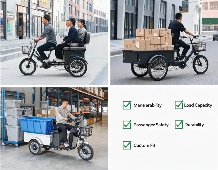 Adult custom tricycle duty planning